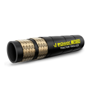 Super Hose Tractor Rally Single & Double Wire Braided – Agricultural Hydraulic Hose with Wire Braid Reinforcement, Durable and UV Resistant for Heavy Duty Use